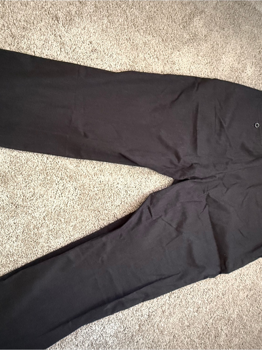 Dockers Men's Black Dress Pants with Cuffed Hem - Picture 8 of 9